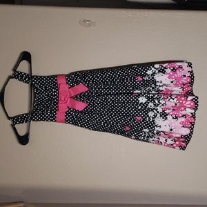 Bonnie Jean Polka-dot floral print Size 7